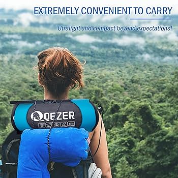 ［中古］QEZER ダウンシュラフ 600FP春夏秋 2個セットブラック ブルー 中古］QEZER ダウンシュラフ 600FP春夏秋 2個セットブラック