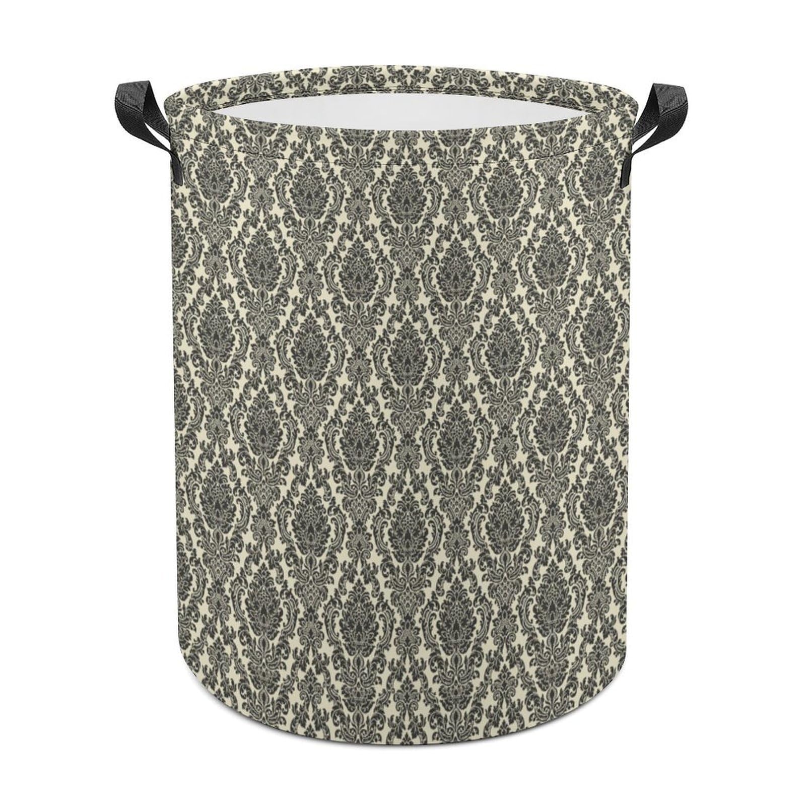 Wlntrophic Laundry Hamper, Baroque Laundry Basket, Washing Basket with Handle
