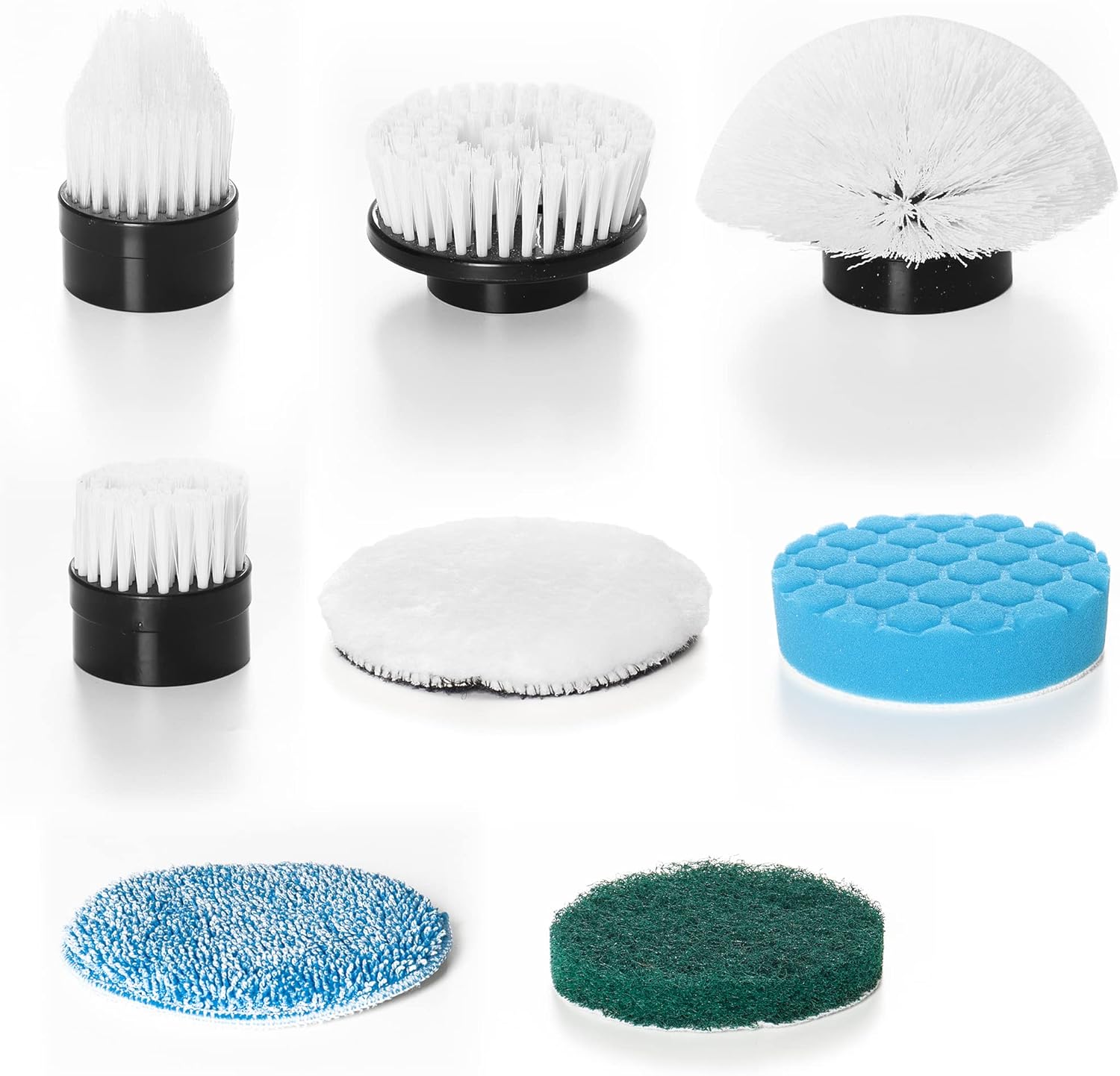 Keimi Electric Spin Scrubber 8 Pack Brush Heads, 8Pcs