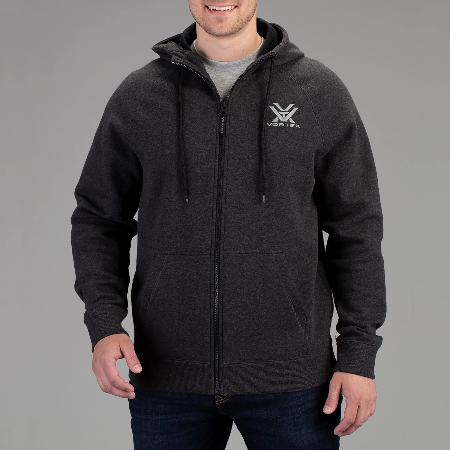 Vortex Men's Full Zip Comfort Hoodie - Image 3