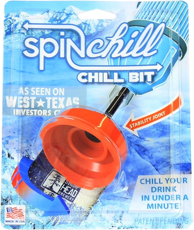 SpinChill ChillBit Drink Chiller Chill Drinks with Your Drill Cool