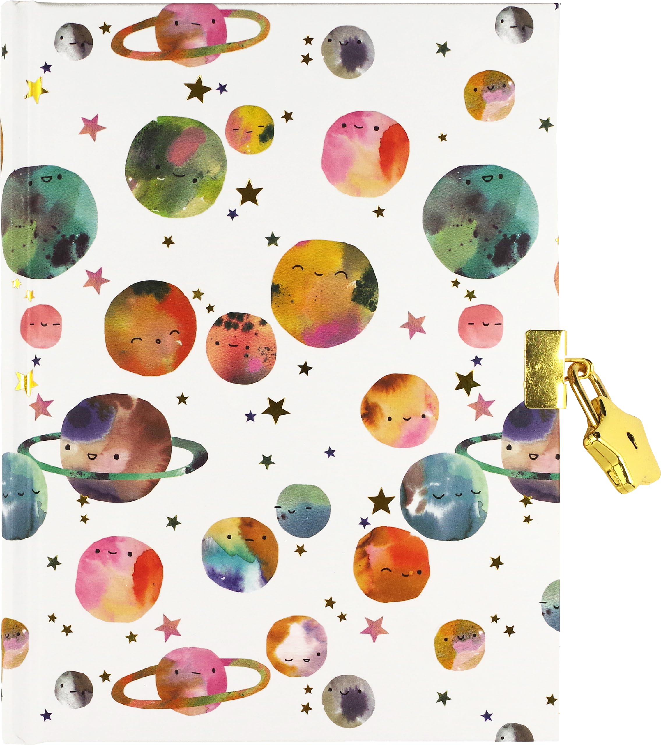 PETER PAUPER PRESS Outer Space Locking Journal (Upgraded lock!)
