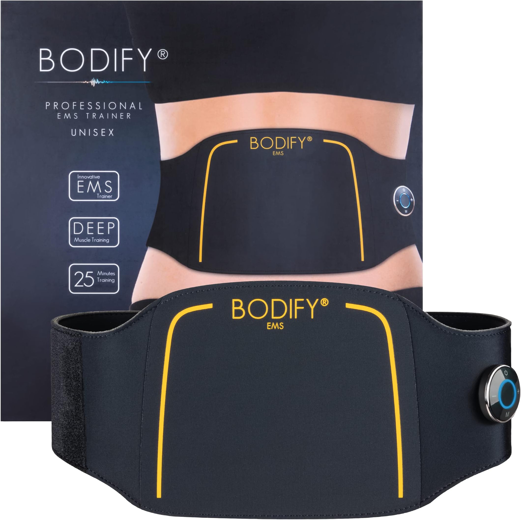 Bodify® EMS Back Trainer Pro - Targeted stimulation of the back muscles. - Muscle building and improved posture - EMS training - back muscle trainer - ORIGINAL for men and women