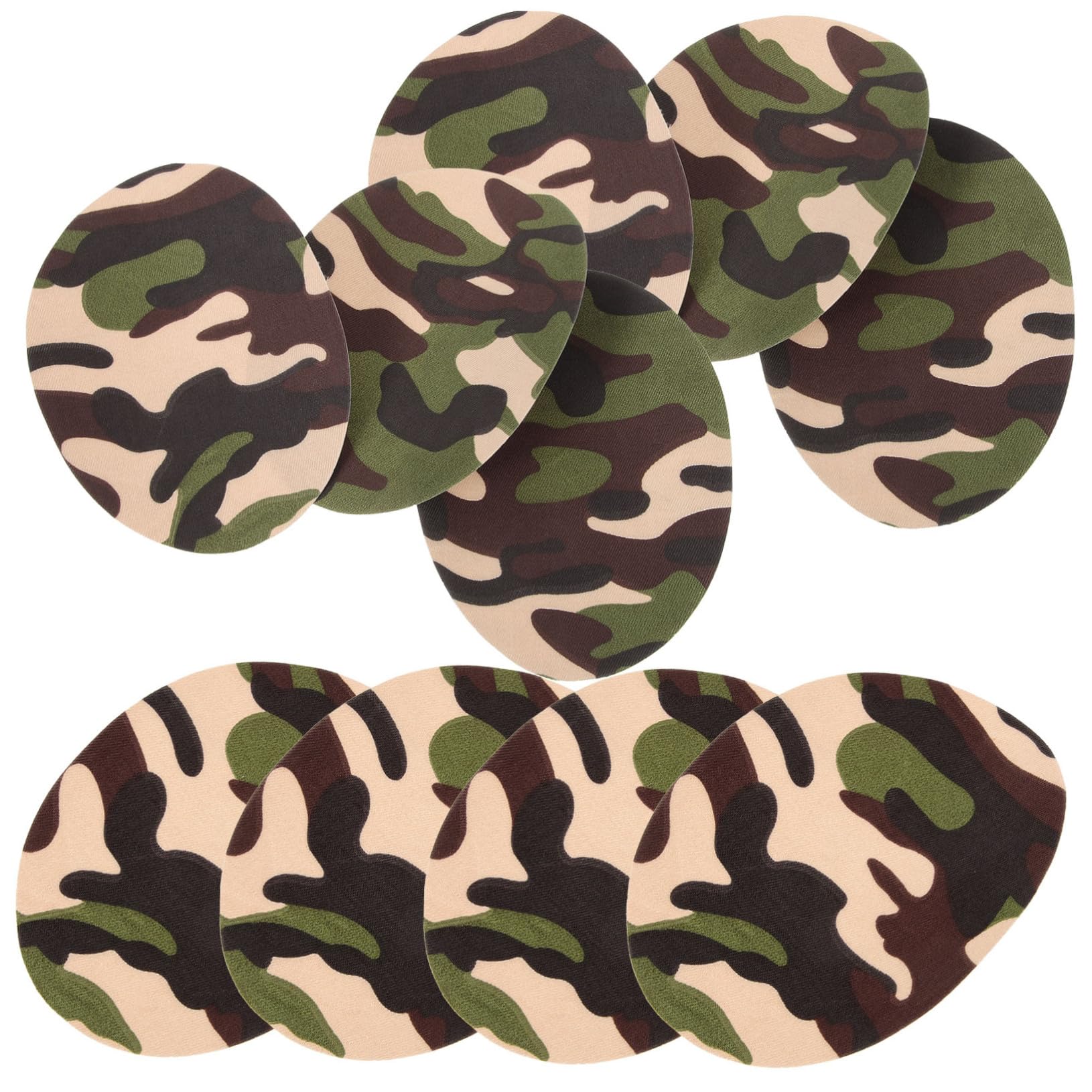 5 Sätze Stoffpatch Stitsch Утюг Aufbügelpatches Kleidungslöcher Bügeln Flicken Für Outdoor-kleidung Tarnfleck Camouflage-kleidungsflicken Flicken Zum Nähen Polyester 10 Stück * 5