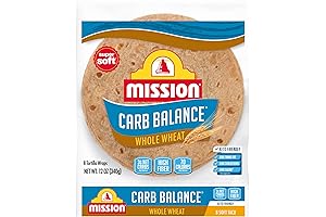 Carb-Conscious Tortillas - Mission Carb Balance Soft Taco Whole Wheat Tortillas