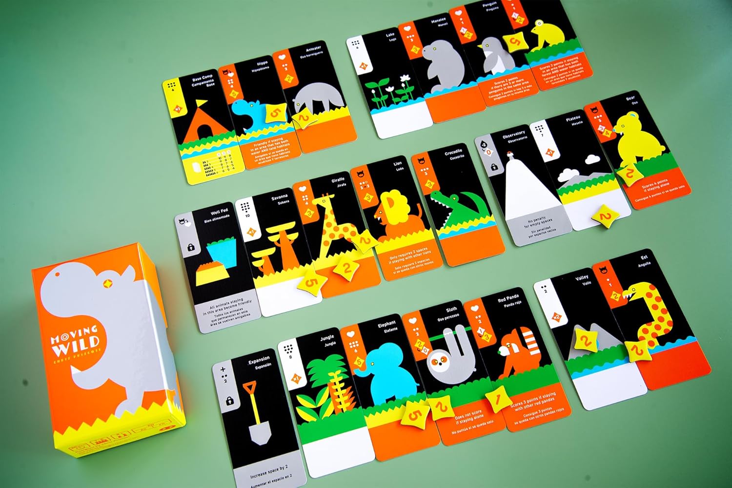 Oink Games Moving Wild | Family Friendly Animal Strategy Card Game | Fun for Game Night and Ages 8+, 1-6 Players