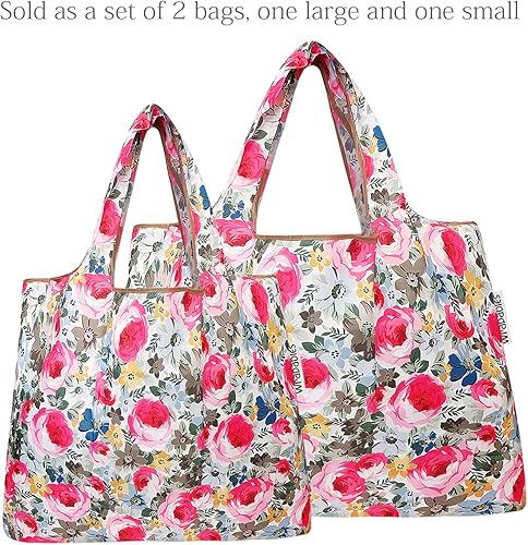 Miniatura 8 de allydrew Bolsas de comestibles reutilizables de nailon plegables grandes