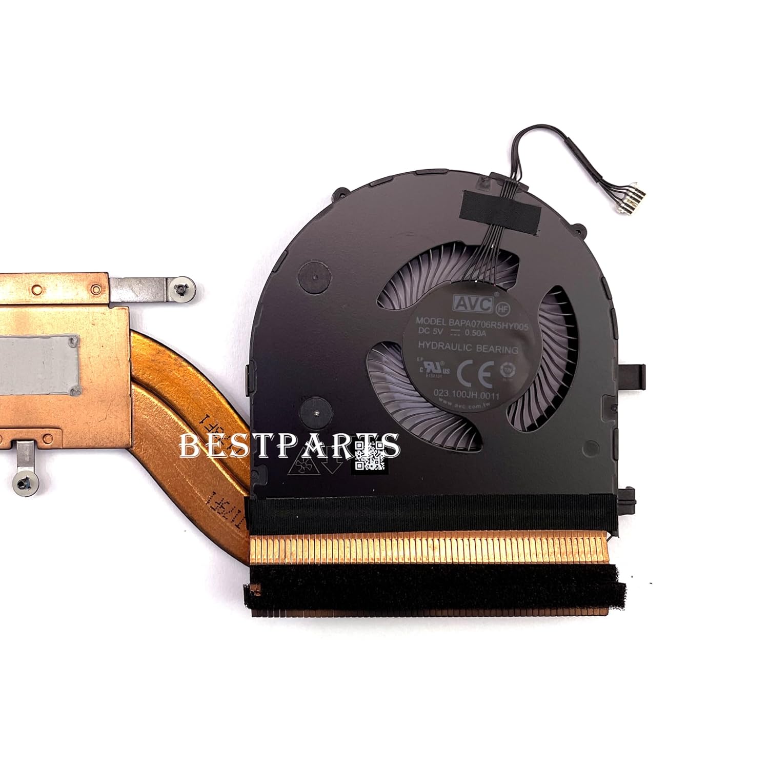 BestParts New Genuine CPU+GPU Cooling Fan with Heatsink Replacement for ThinkPad X1 Extreme 3rd Gen (20TK, 20TL), for P1 Gen 3 (20TH, 20TJ), P/N: 5H40Y67588 5H40Y67589 5H40Y67590