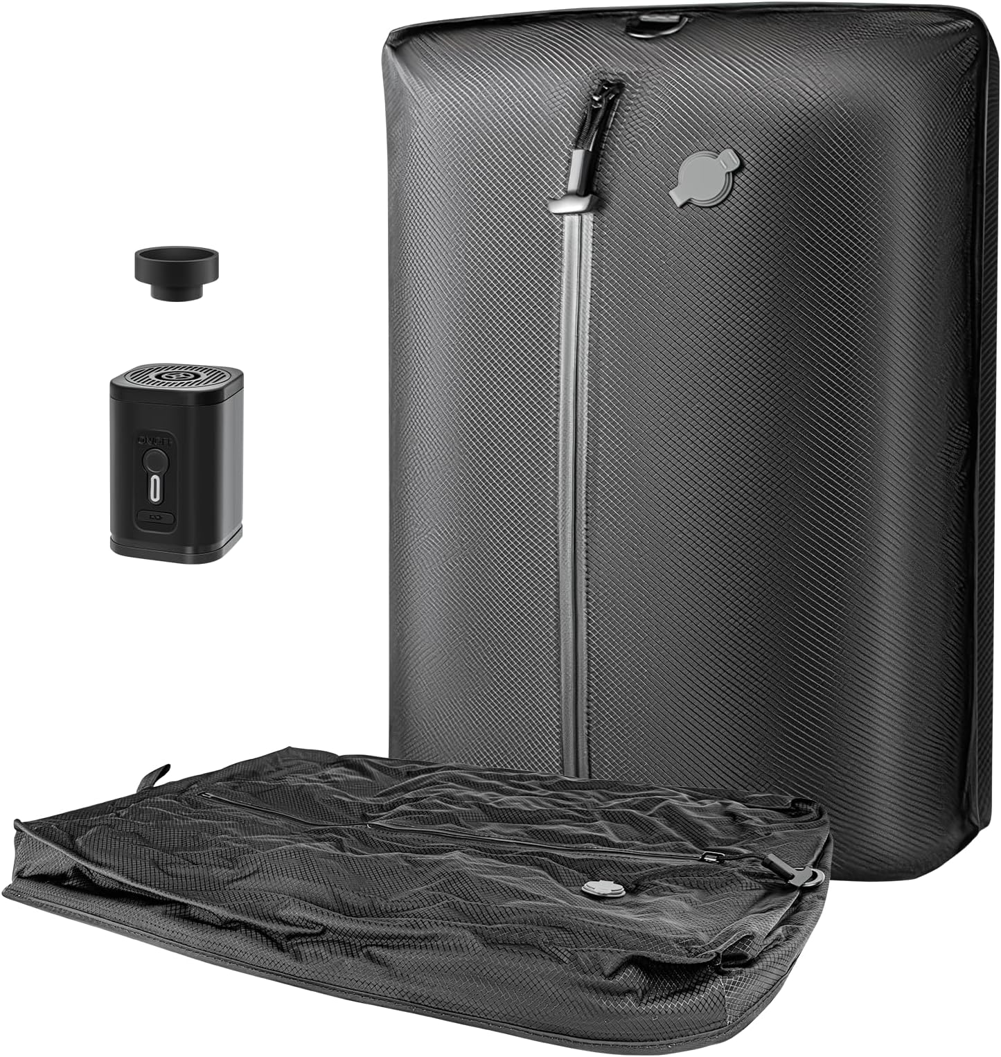 Luvan 33L Vacuum Compression Storage Bag for Travel with Wireless Vacuum Pump Reusable Large Seal Bag Packing Cube for Clothing IP67 Waterproof Space Saver for Suitcases Luggage Backpack Organiser