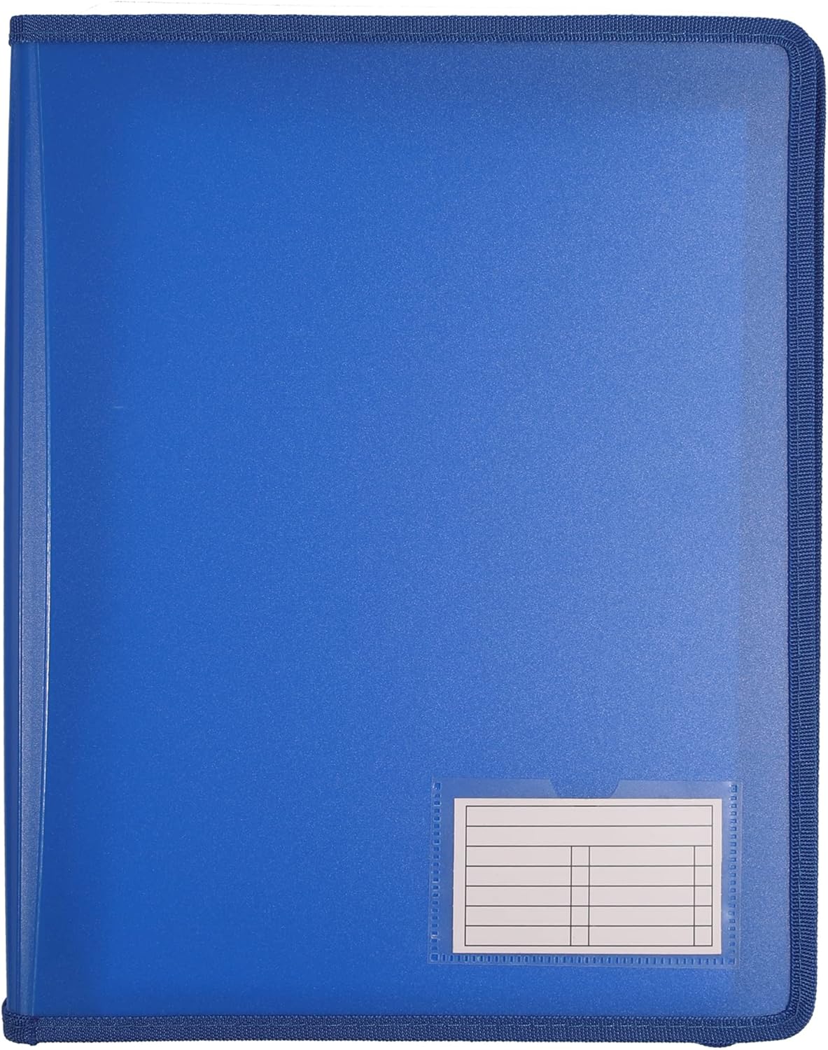 Bantex, Zipper Binder, A4, 2D Ring, 25mm, Navy [Item No. 100855080]