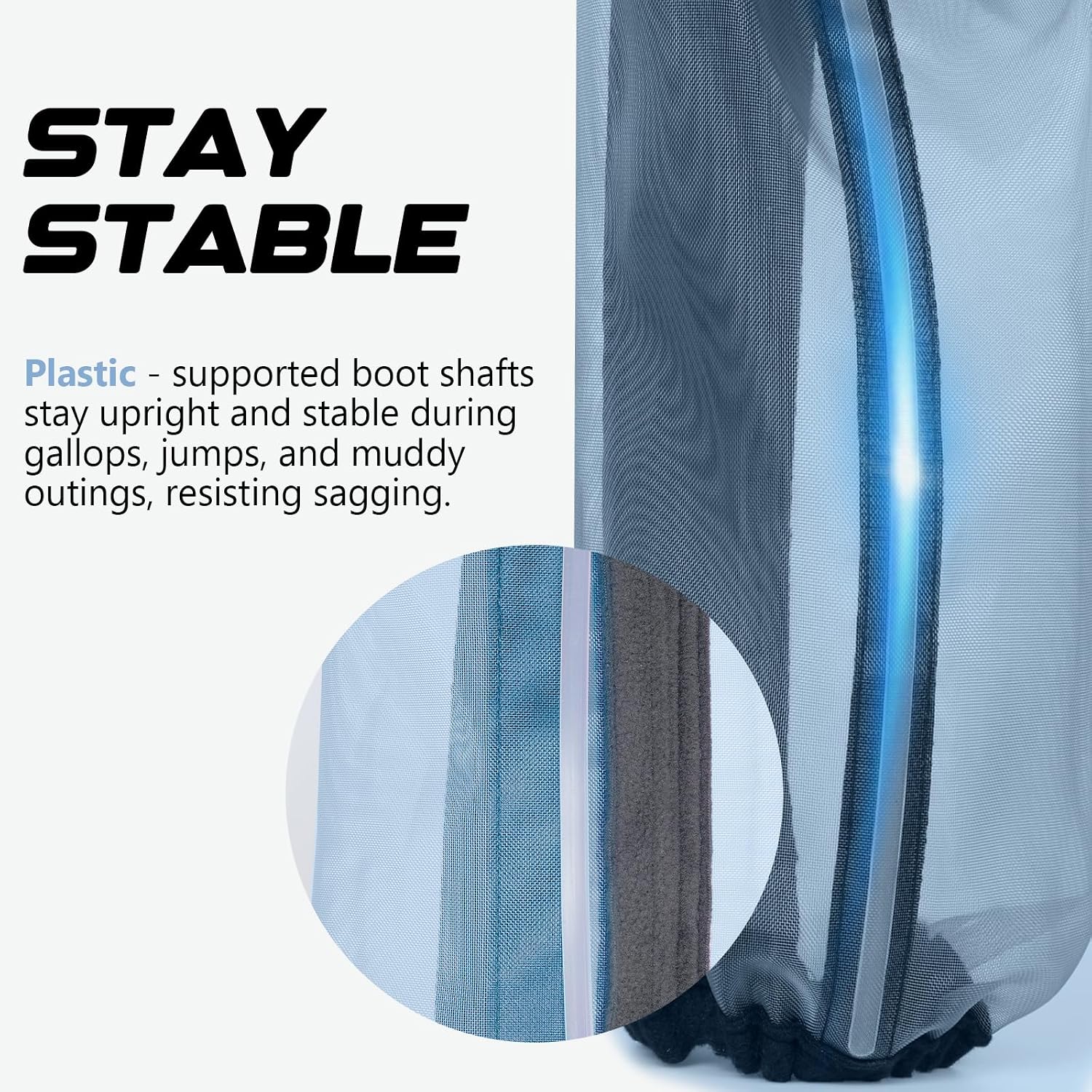 All-Purpose Fine Mesh Horse Fly Boots Breathable Anti-Fly Leggings with Sturdy Support Strips Reduce Annoying Stomping & 360°Leg Protection Durable Easy-Clean Material 4-Pack Lavender Purple
