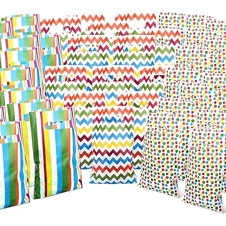 150PCS Encanto Birthday Party Rainbow Goodie Bags with Handles