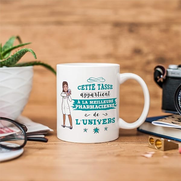 Mugffins Mug/Tasse Pharmacienne (Meilleur de l'univers) - Idées Cadeaux Drôles Pharmacie - 4