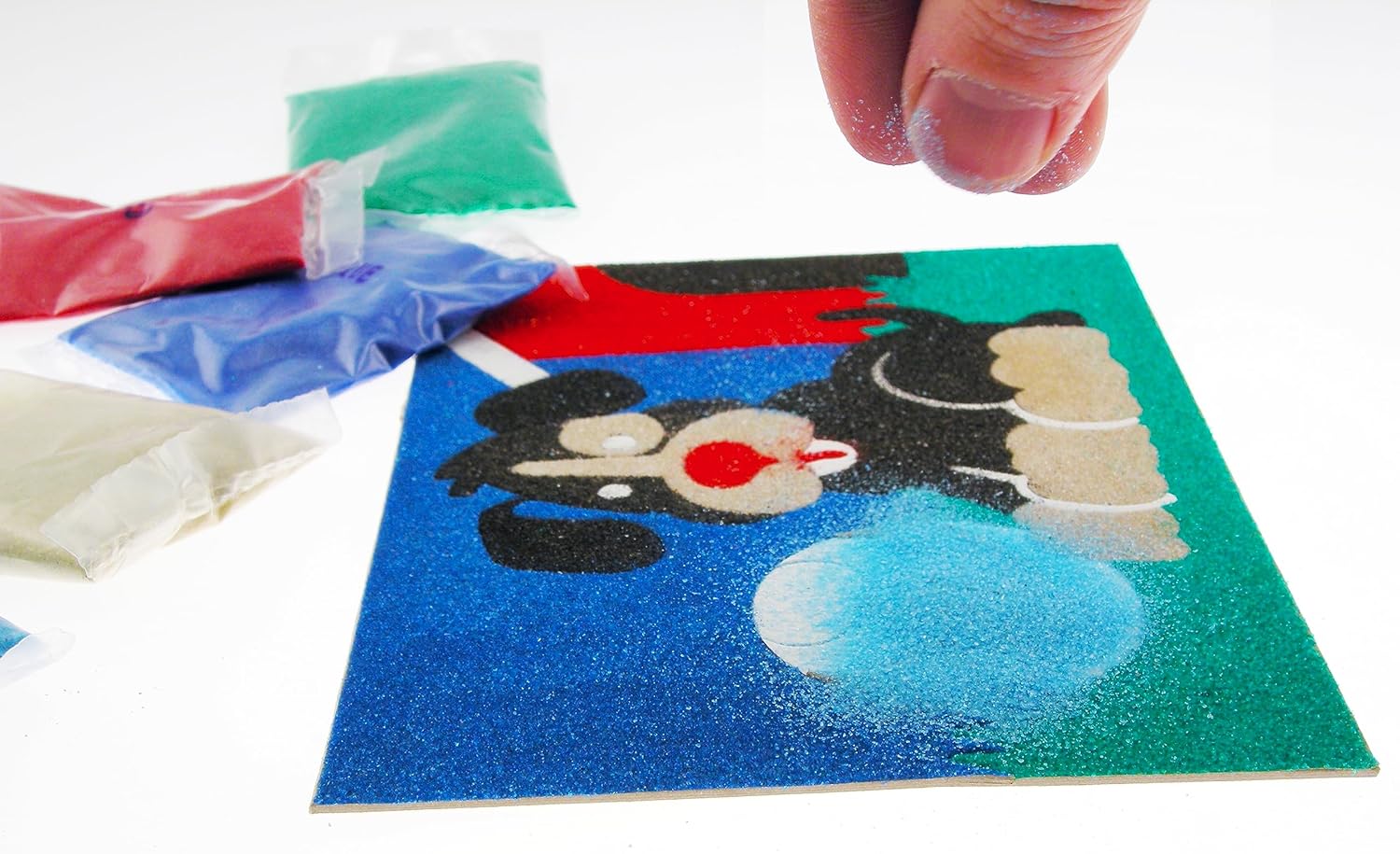 Sandtastik Sand Art Boards 5"x7" - Octopus & Friends (Pack of 25) No Glue Needed, Just Peel & Add Sand