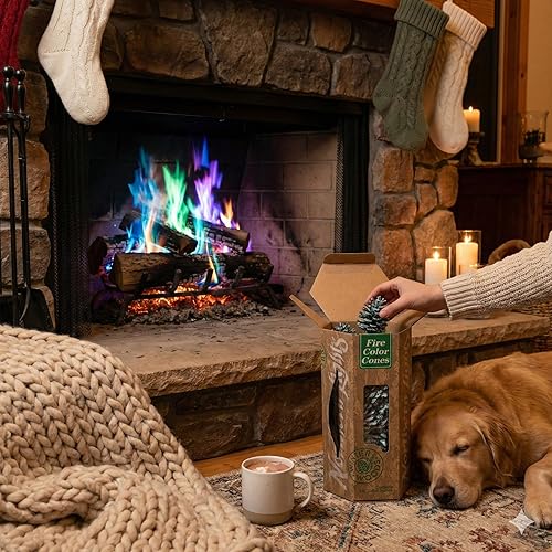 Miniatura 5 de Conos de color de fuego de auroras boreales.