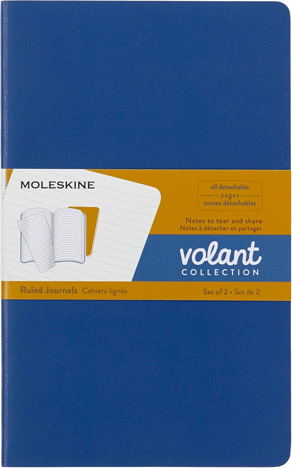 Moleskine Volant Journal, Soft Cover, Large (5" x 8.25