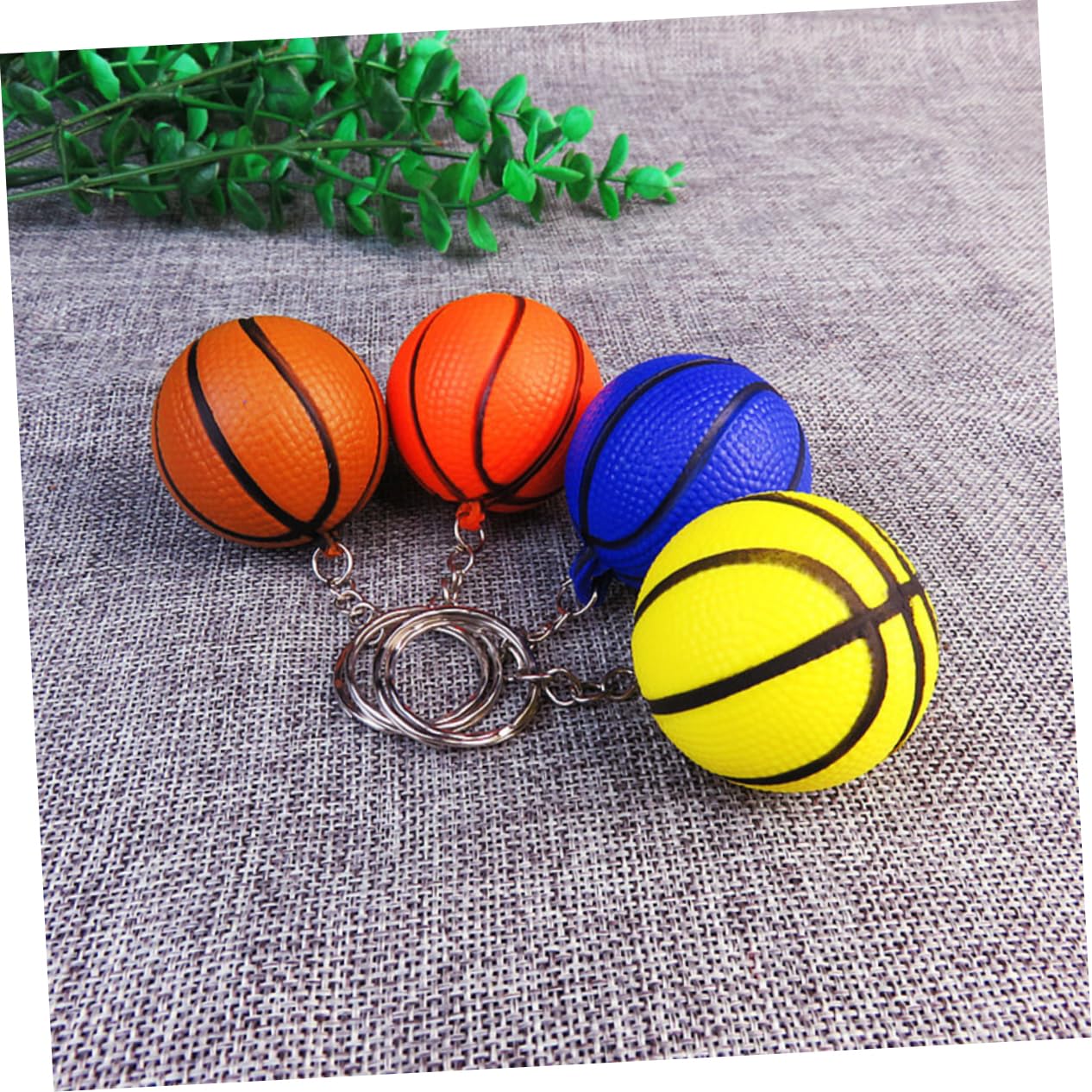 Pack De 6 Llaveros De Baloncesto Para Niños – Recuerdos Deportivos De PVC Con Anilla Metálica, Regalos Para Fiestas De Cumpleaños Y Eventos Deportivos