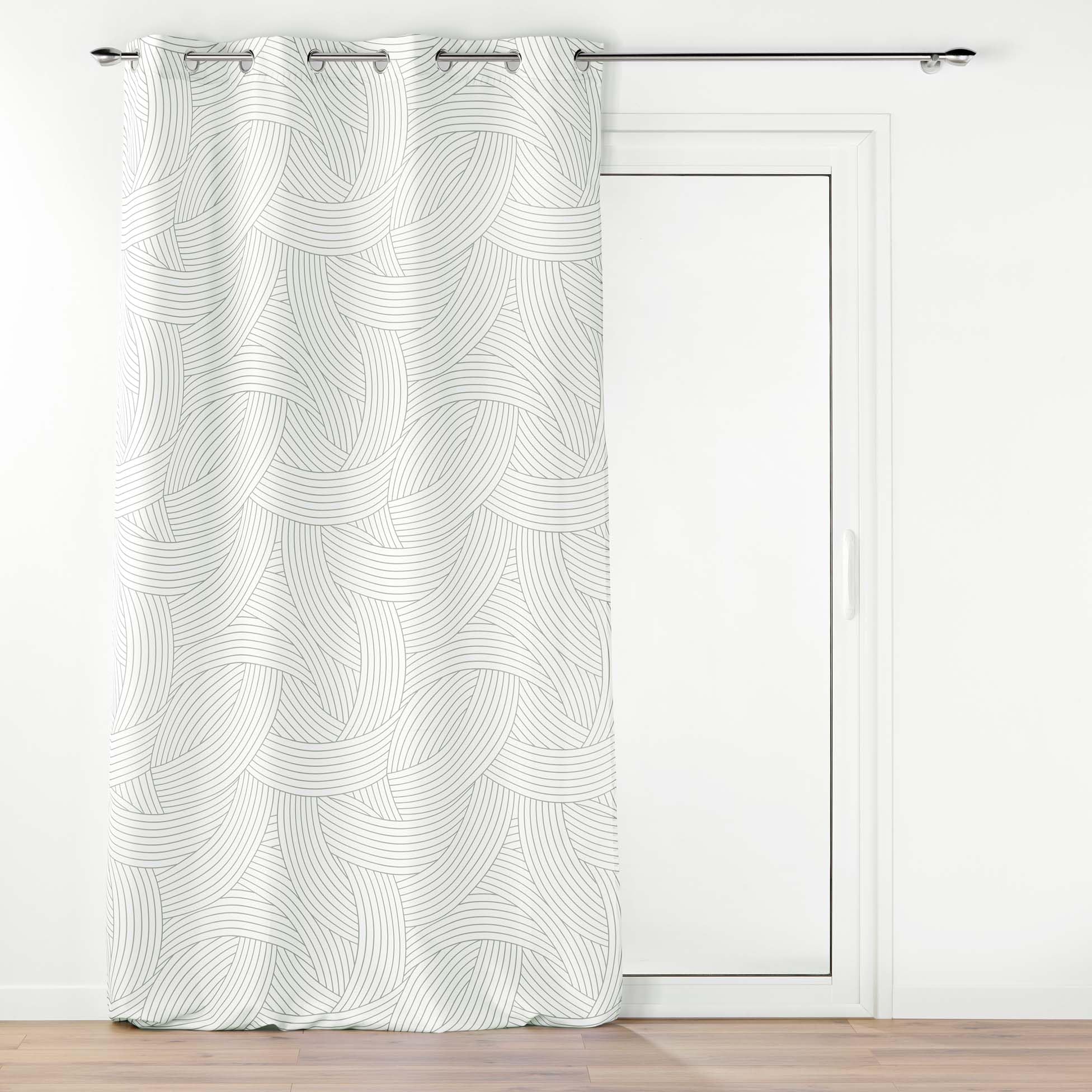 Douceur d'Intérieur, Curtain with eyelets (140 x 260 cm) Linea, Printed Polyester