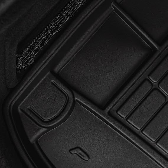MOTOS Boot Protection Mat Suitable for Renault Clio IV 2012-2020 Hatchback 5 Doors without Height-Adjustable Boot Floor Improve Your Travel Comfort with Non-Slip Mat Car TM All Weather