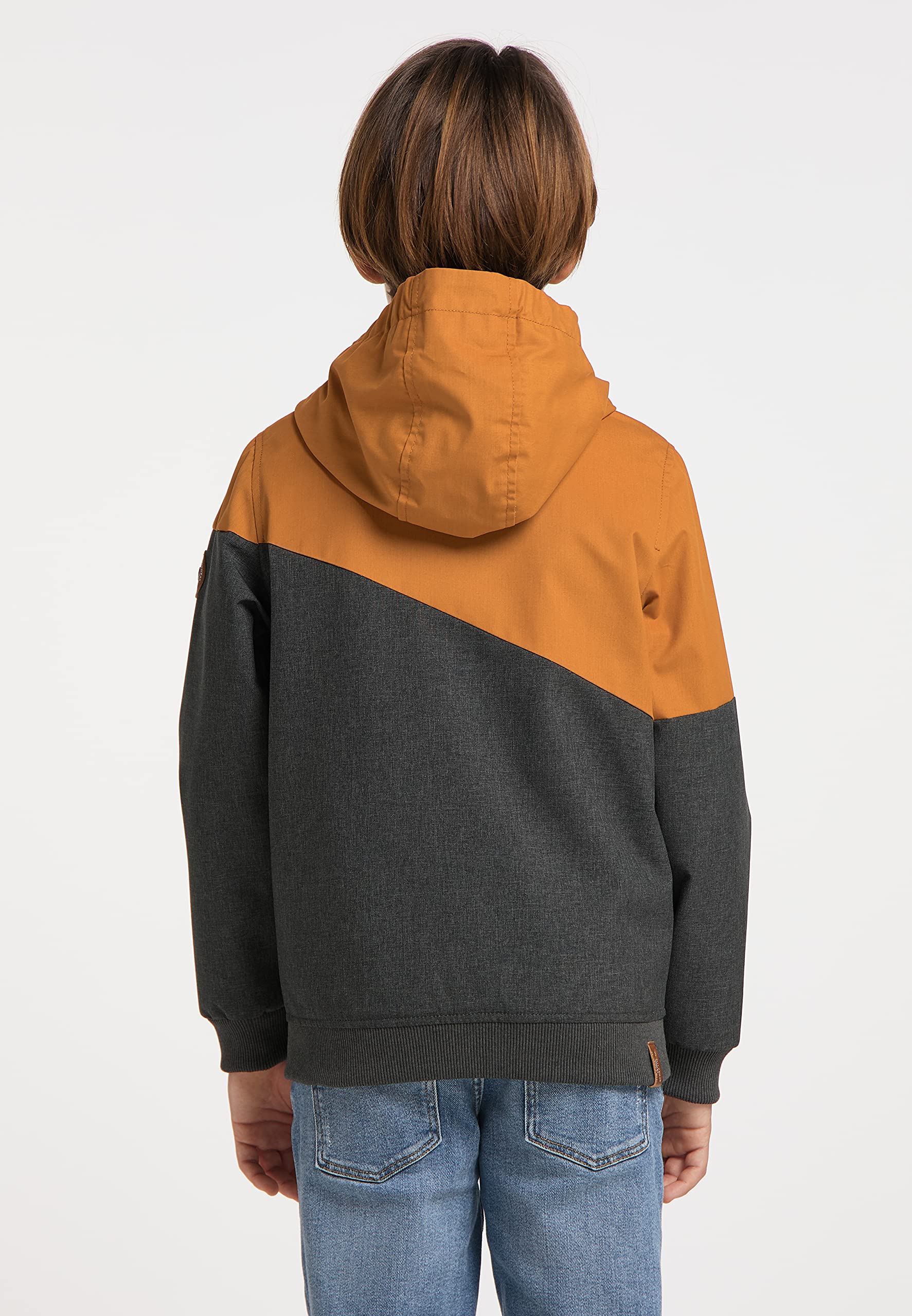 Ragwear Jungen Jacke Übergangsjacke Jowell Blouson Anorak Freizeitjacke mit Blockstreifen wasserabweisend