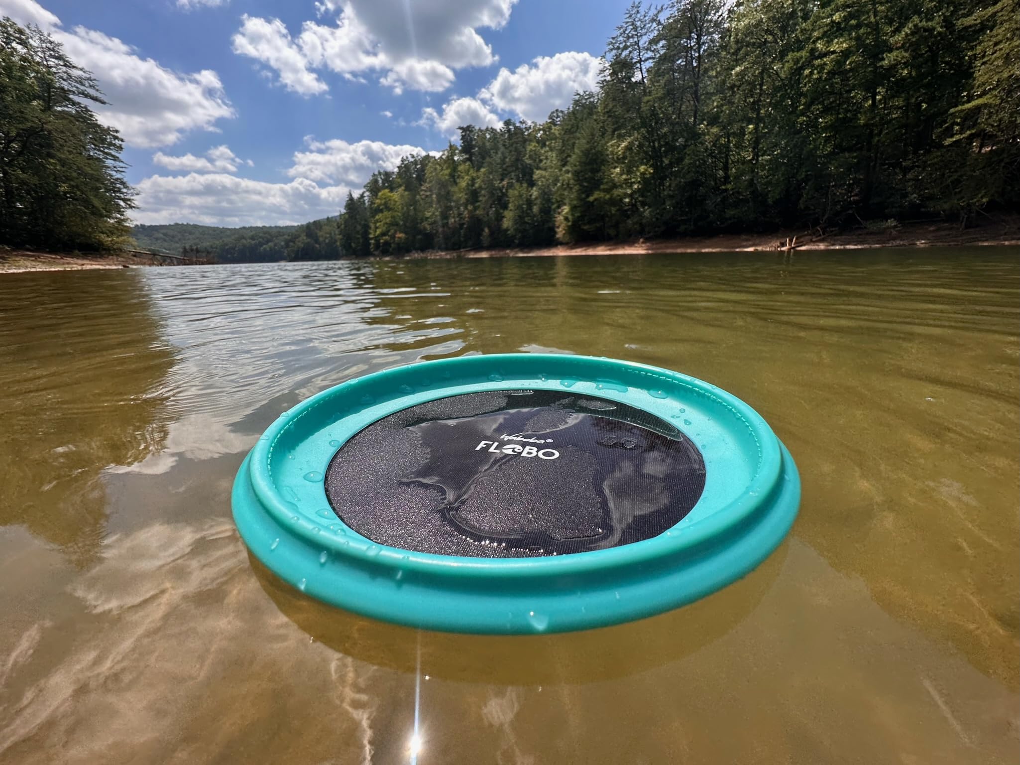 Waboba Flobo - woda frisbee/latający dysk - leci prosto i daleko, gdy jesteś na plaży - anasy imprezowe - 18 x 1,5 cm