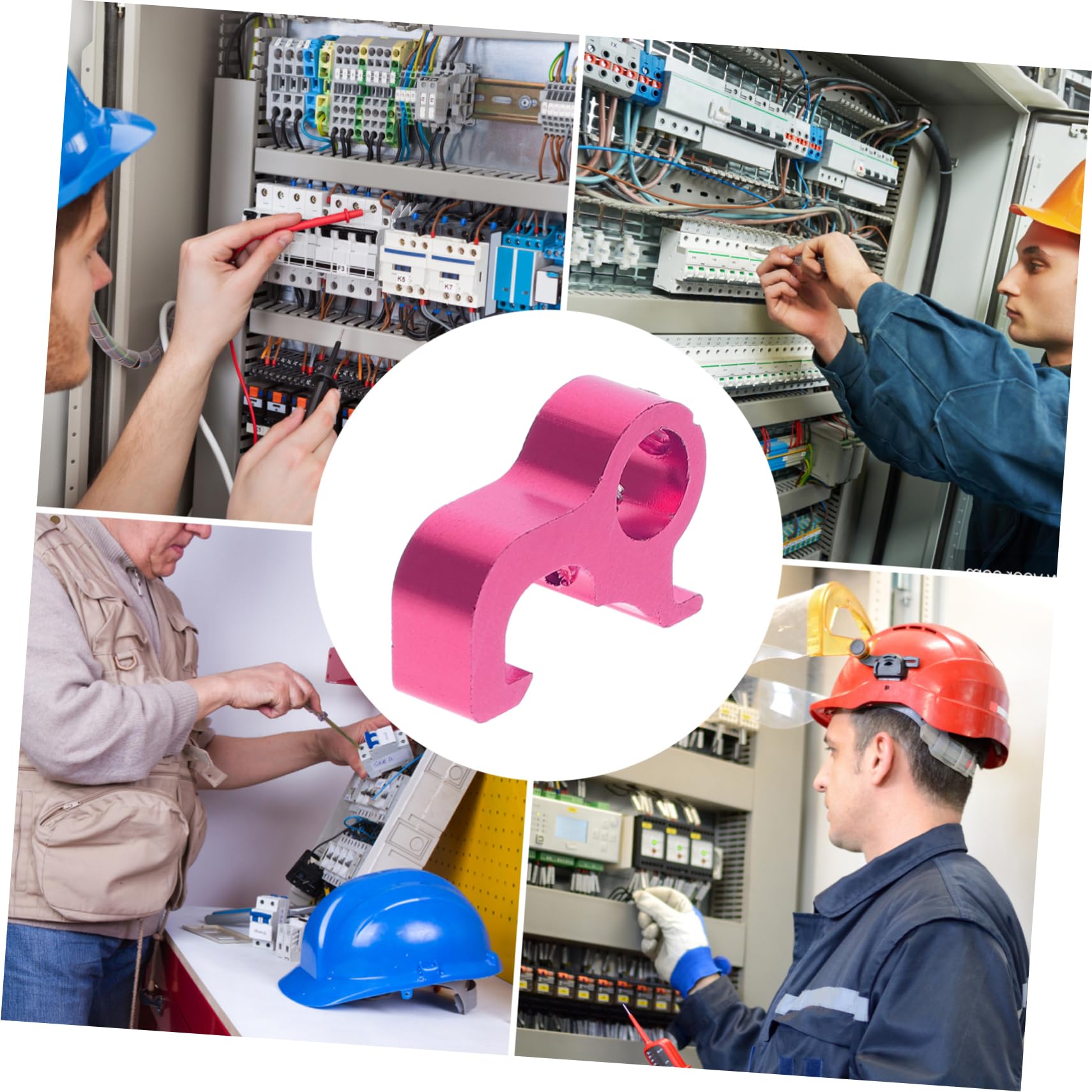 ULTECHNOVO Circuit Safety Lockout Locking Buckle Small Lockout Device Energy for Electrical Safety