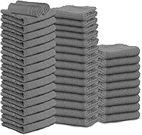 Vista 11 de Paquete de 24 Toallas de Mano Arena 100% Algodón Toalla de Spa – 16x26 pulgadas Toallas Faciales Altamente Absorbentes Gimnasio, Toalla para Cabello