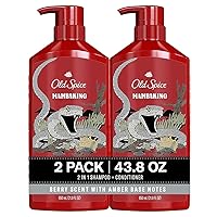 Vista 13 de Old Spice Fiji - Juego de champú y acondicionador 2 en 1 para hombres, aroma a coco y madera tropical, cabello más saludable, más completo
