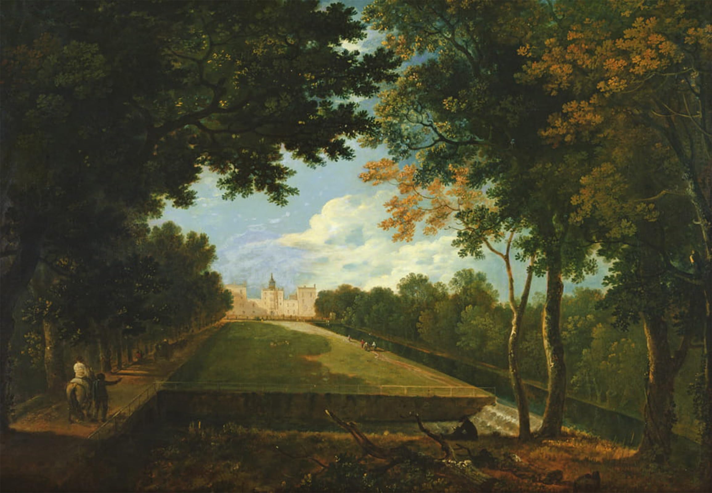 ARTXLXXBN Famous Art Print Poster Vintage Wall Art Wilton House East View by Famous Artist Canvas Art Poster for Home Decor 60x90cm