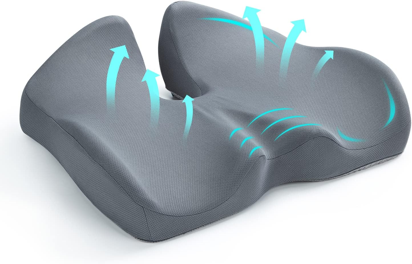 Foamula Seat Cushion for Office Chair, Memory Foam Sciatica