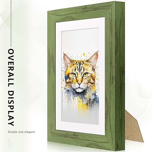 Miniatura 75 de Picrit - Juego de 12 portarretratos de 5 x 7 pulgadas para colgar en la pared o exhibir sobre una mesa, para fotos de 4 x 6 con paspartú o 5 x 7