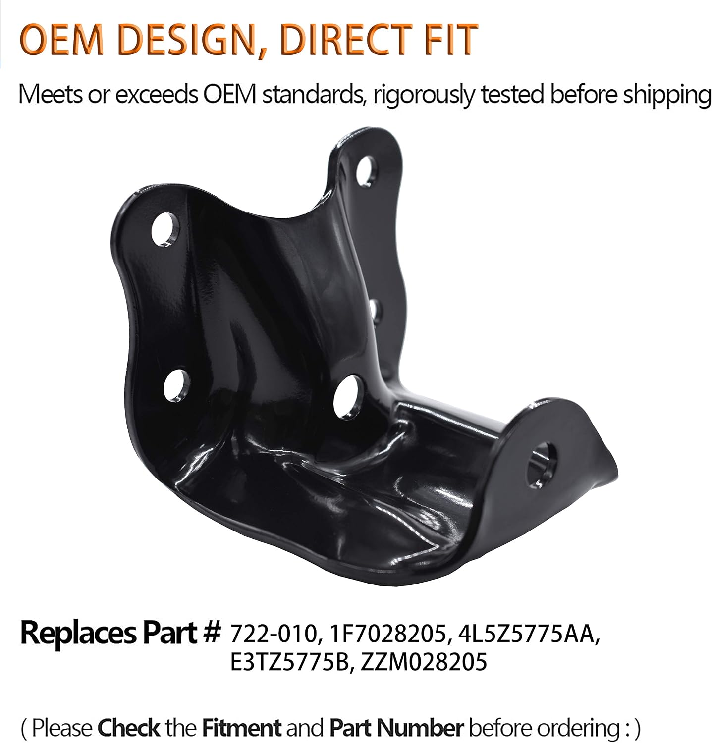 FOKES Rear Spring Rearward Leaf Spring Bracket Kit for Select Ford/Mazda Models Replaces# 722-010
