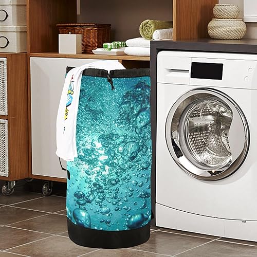 Miniatura 5 de Tatenale Mochila de lavandería extra grande resistente con correas para campamento y viajes, organizador de ropa sucia para estudiantes