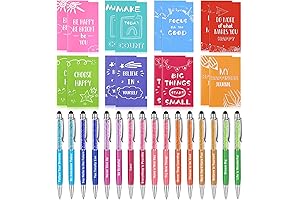 32 Pcs Inspirational Notebooks with Pens Set