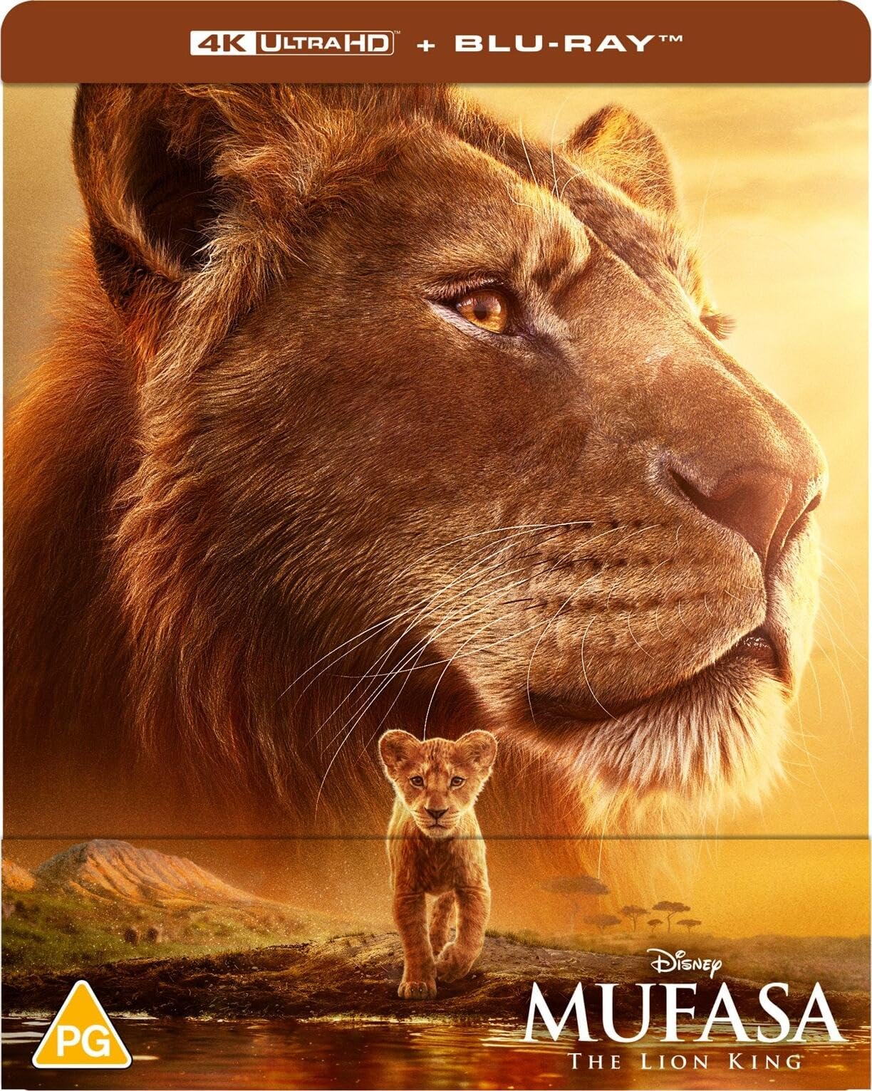 Mufasa: The Lion King (SteelBook, Limited Edition) [4K UHD + Blu-ray] [Region Free]