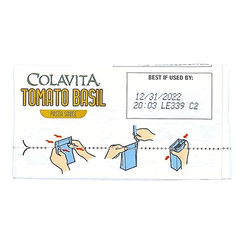 Vista 8 de Colavita Recart Salsas - Salsa de pasta de tomate y albahaca, 13.76 oz Recart