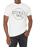 Fleetwood Mac Unisex Adult Official Fleetwood Mac White Logo T-Shirt