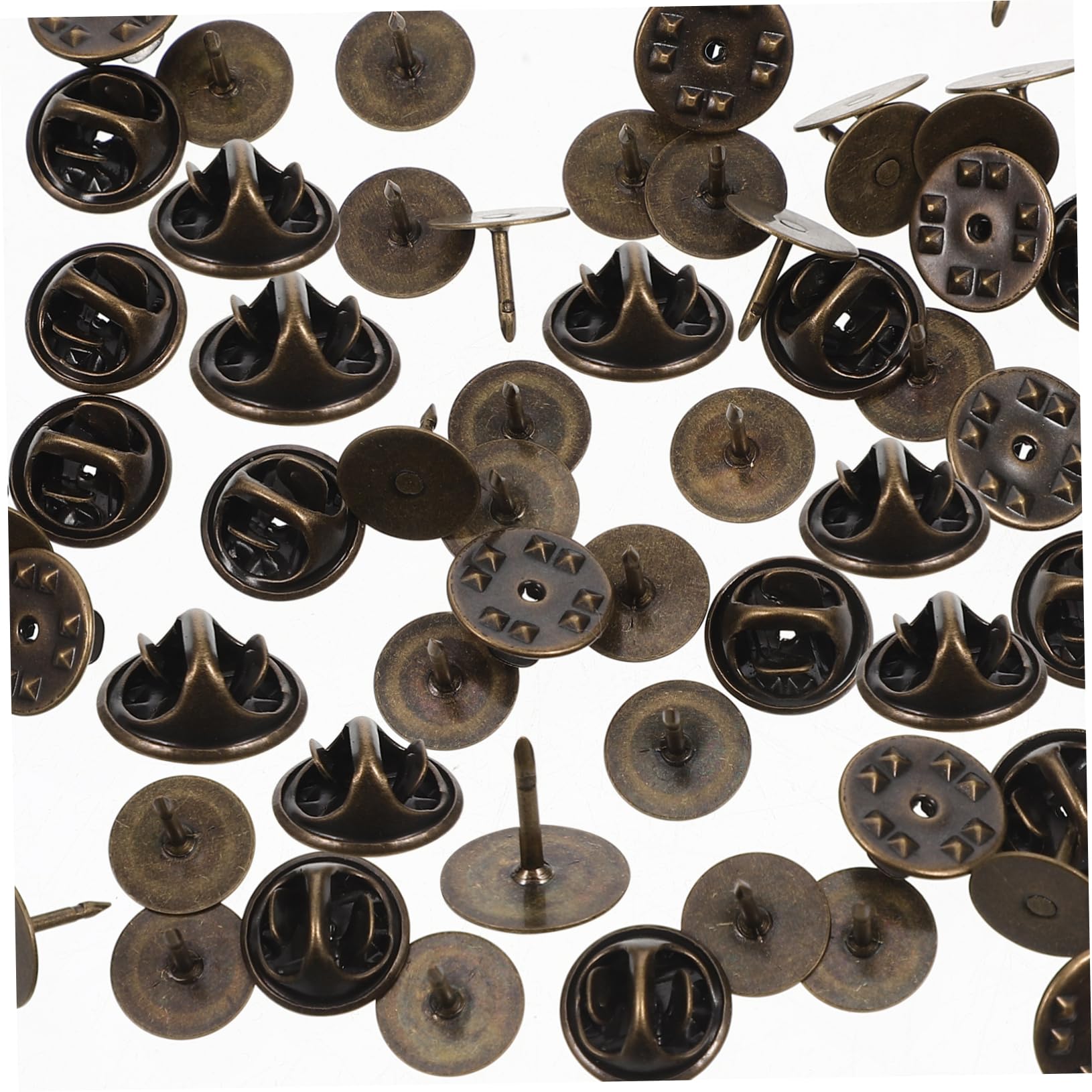 NUOBESTY 250sets Spille Con Retro Di Bloccaggio Per Creazioni Artistiche Di Gioielli Accessori Per Spille e Distintivi e Fermagli Per Cravatte