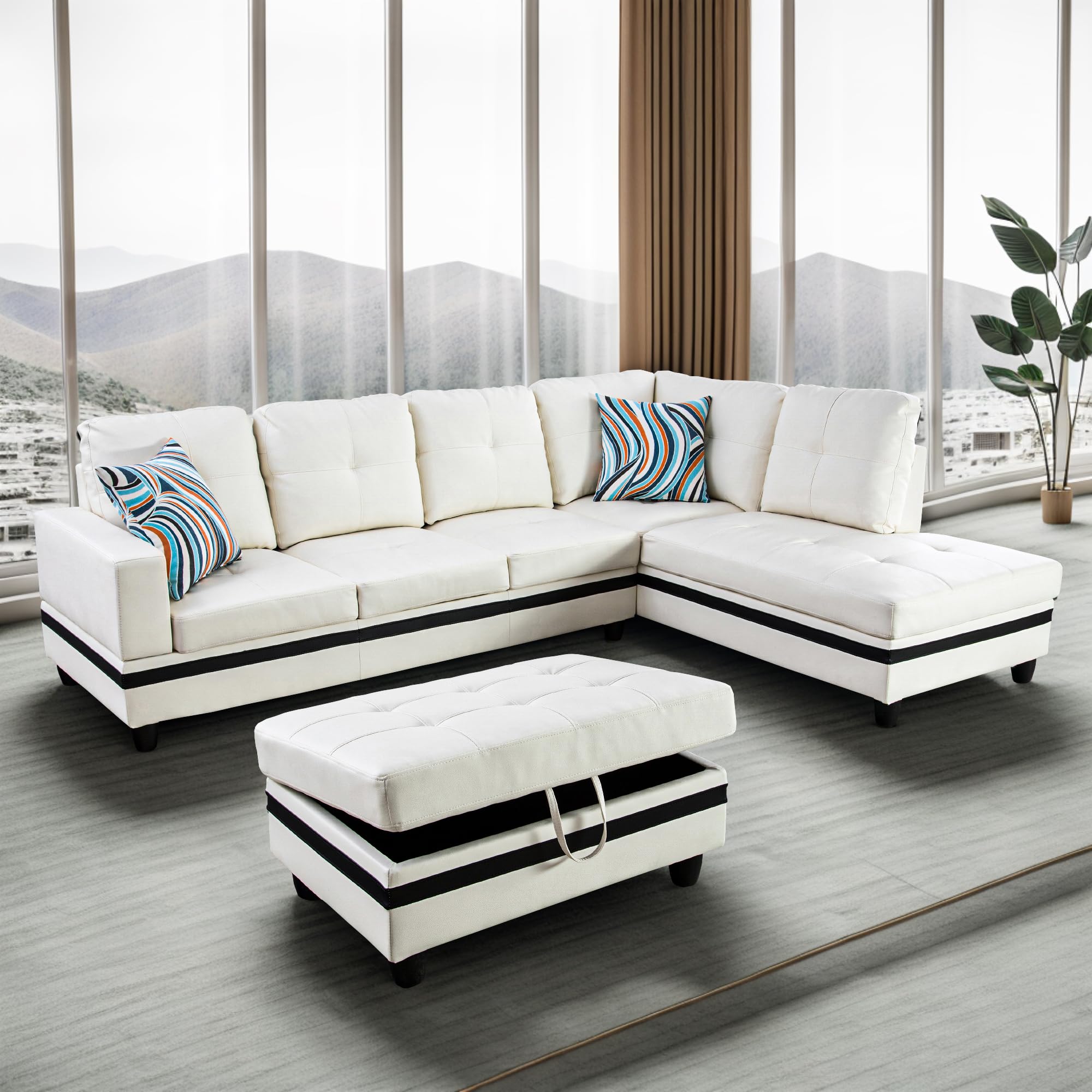 Photo 1 of  Chaise  Ottman,White