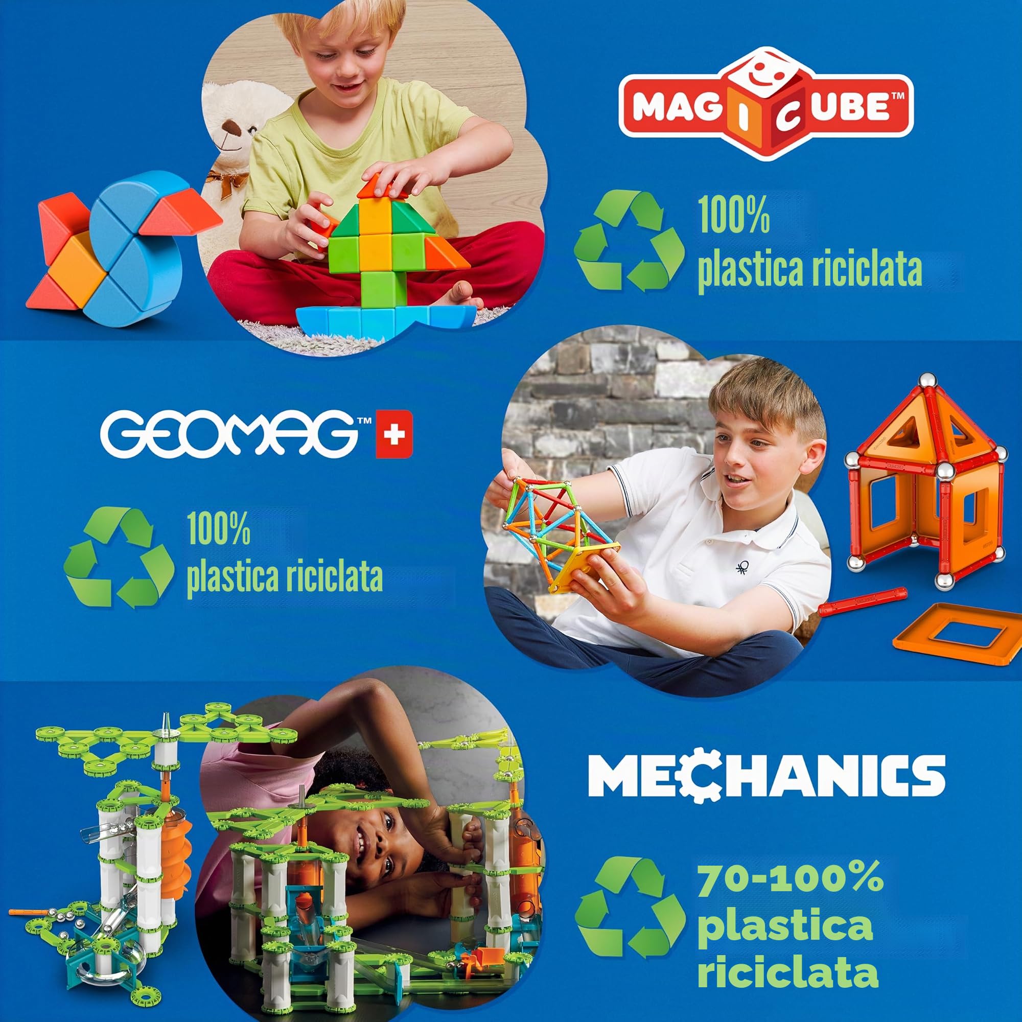 Geomag - Costruzioni Magnetiche per Bambini con Ingranaggi in Movimento