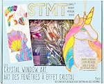 STMT DIY. Crystal Window Art, Create & Display 3 Metal Suncatchers, Chains & Cording Included, Mosaic Window Art, Suncatcher Kit for Teens