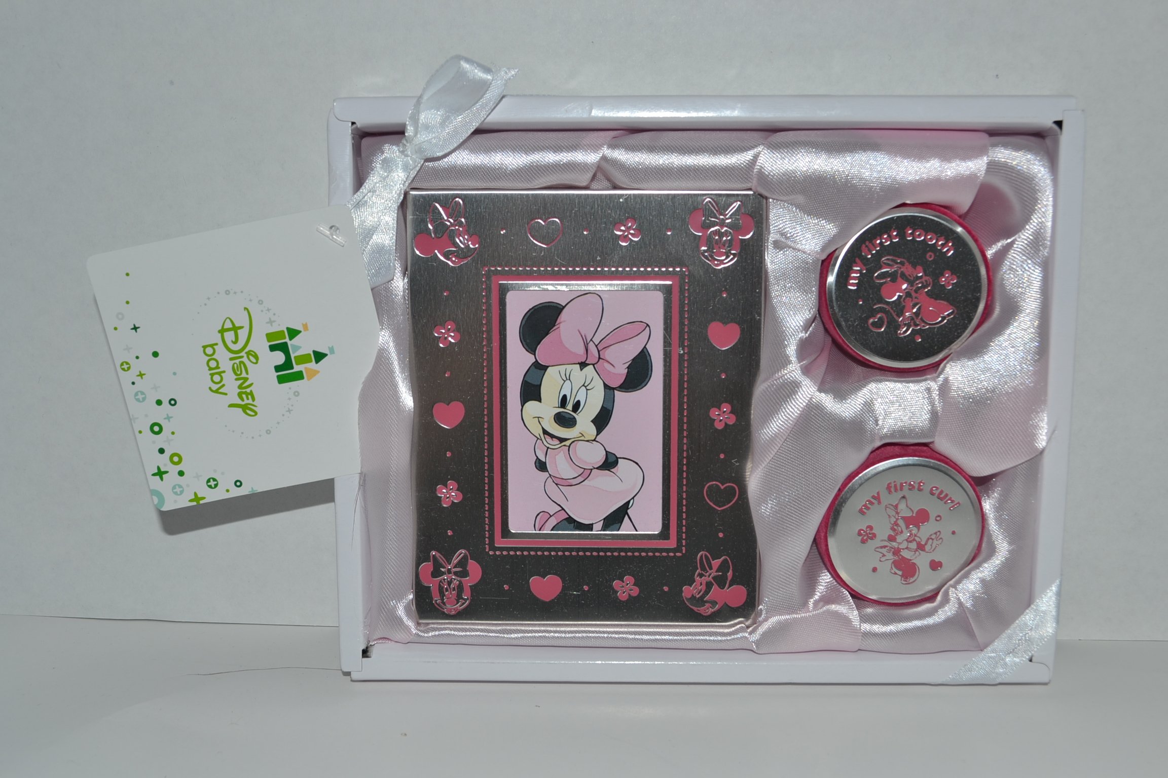 Minnie Mouse Metal Gift Set Frame & Keepsake Boxes