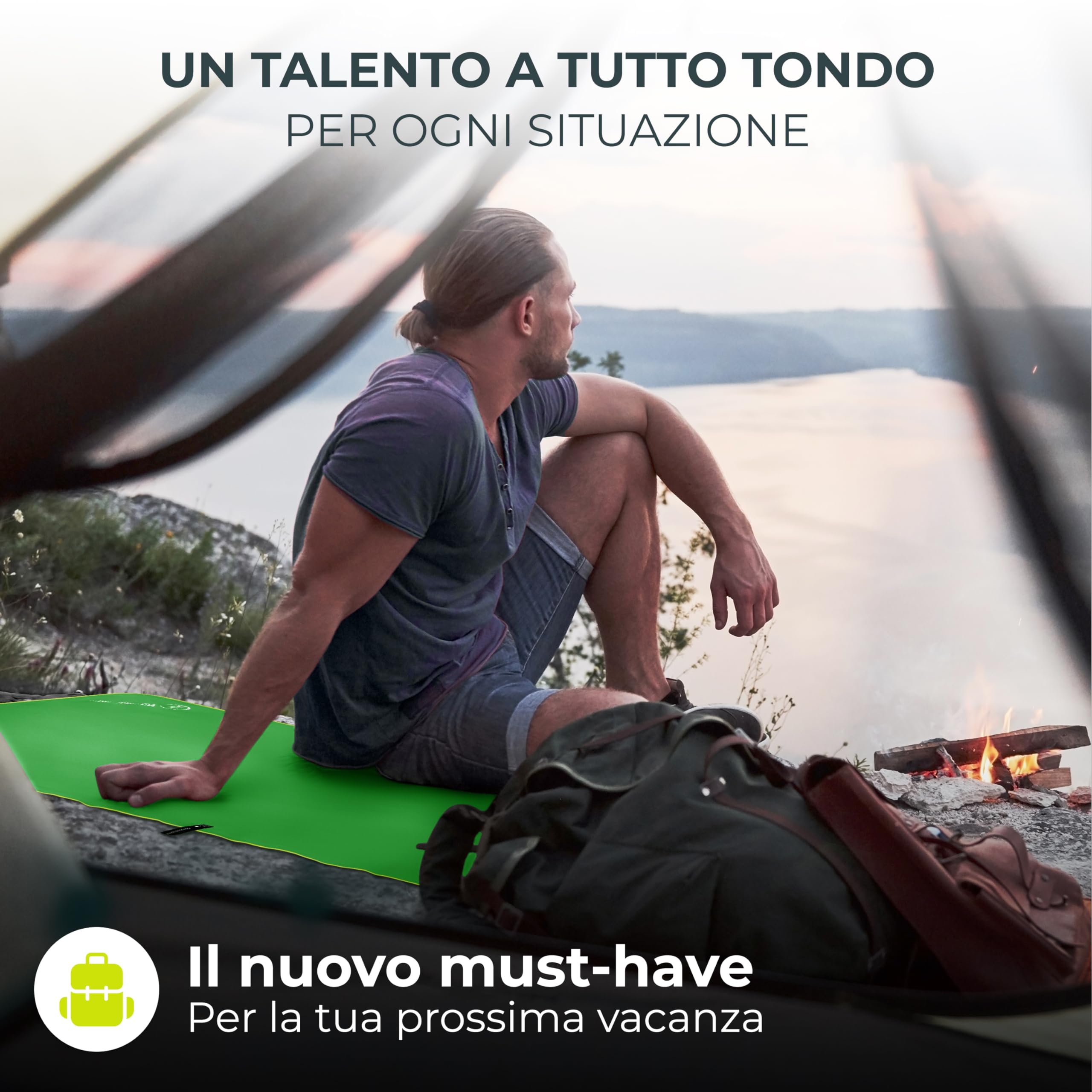 NirvanaShape Asciugamano Microfibra | 14 colori | 8 taglie | Asciugatura Rapida, Leggero, Assorbente | Asciugamano da Viaggio/Asciugamano da Bagno | Ideale per Viaggi, Spiaggia, Yoga, Sauna