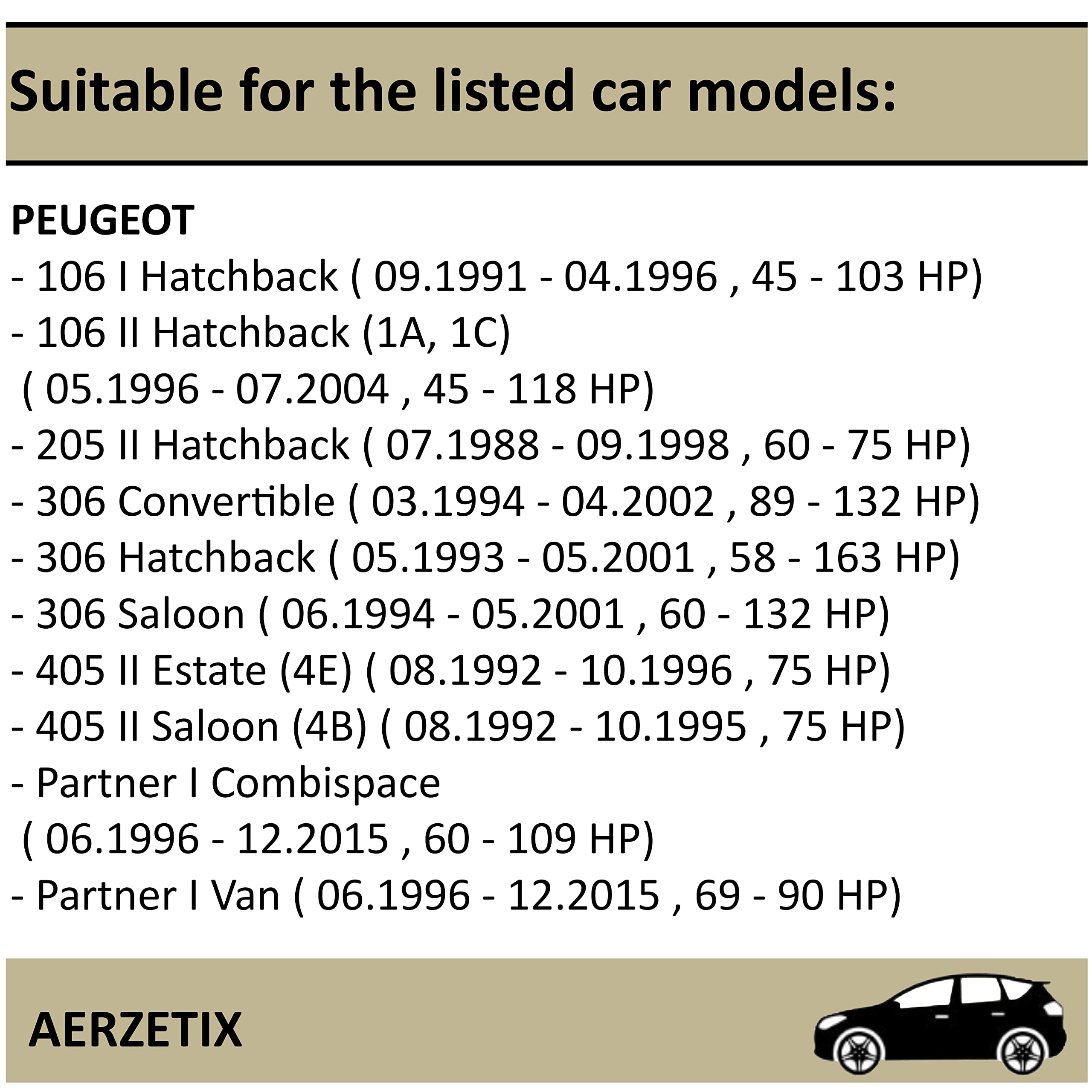 AERZETIX - C66725 - Horquilla de desembrague con accesorios, embrague - para caja de cambios manual - compatible con números ОЕ 211752
