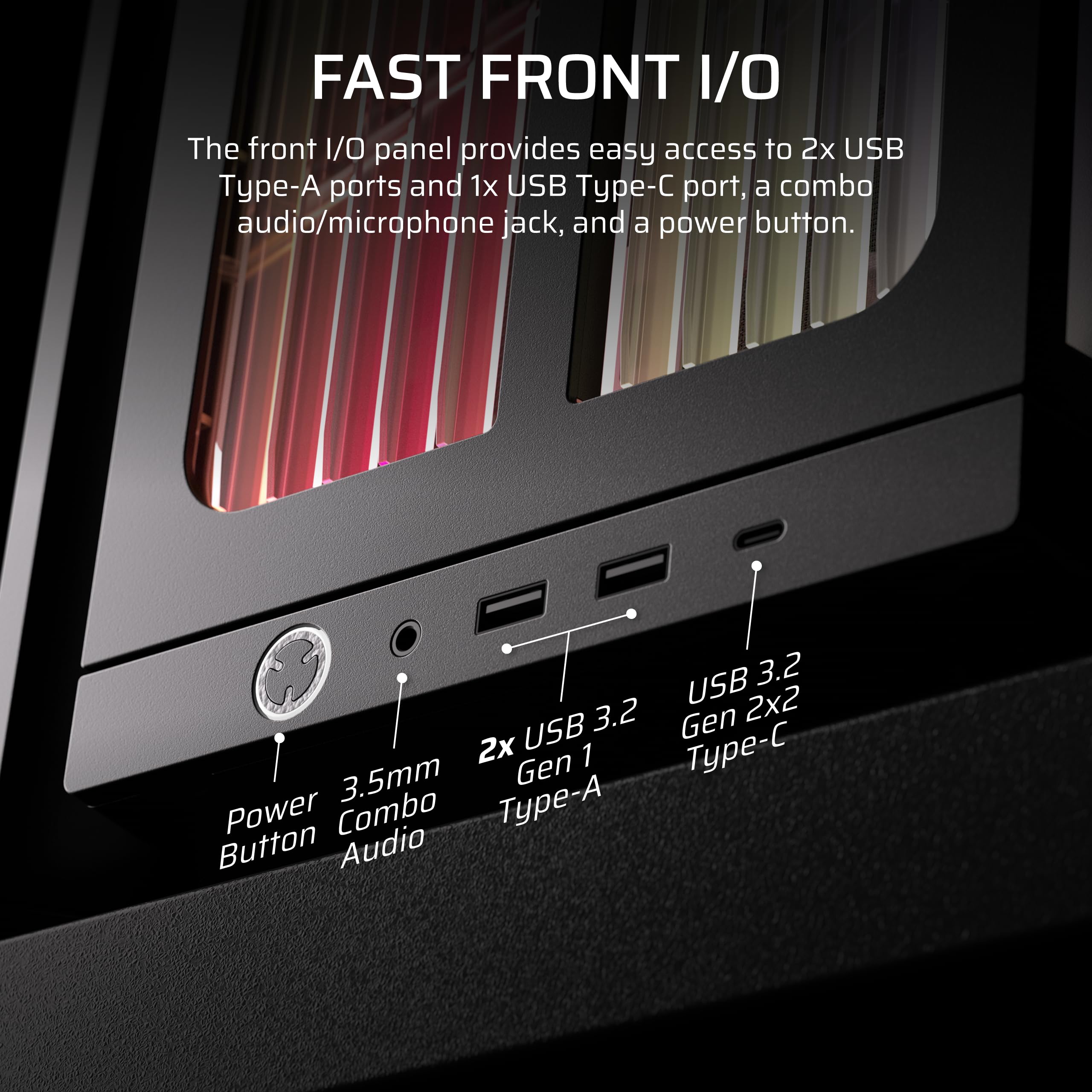 CORSAIR FRAME 4000X RS modułowa obudowa Mid-Tower ATX PC – panel przedni RGB, 4 x wentylatory RS120 PWM w zestawie, system montażu wentylatora InfiniRail, odwrócony GPU Anti-Sag i obsługa płyty