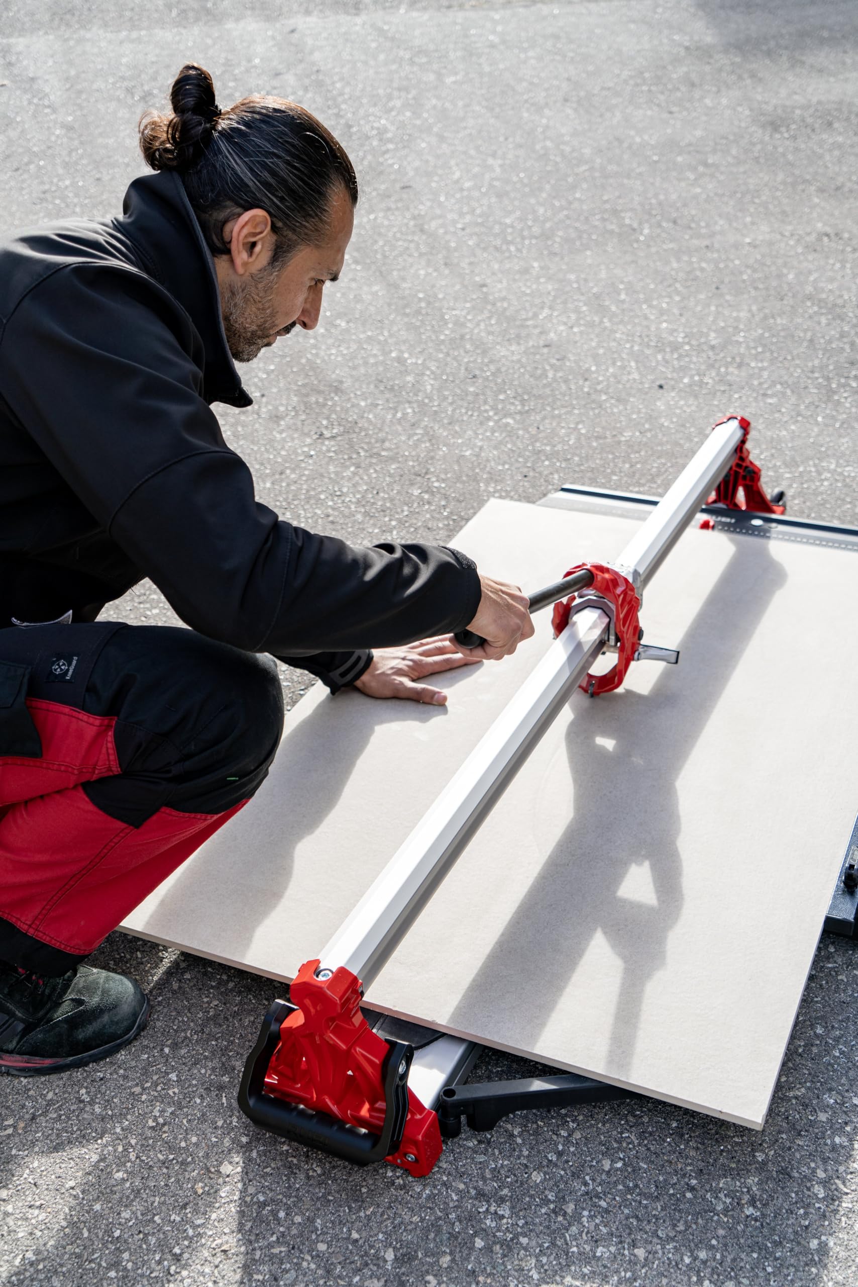 Coupe Carrelage Professionnel RUBI RCH‑1200-RS – Carrelette aluminium transportable 120 cm grand format, coupe manuelle grandes dalles