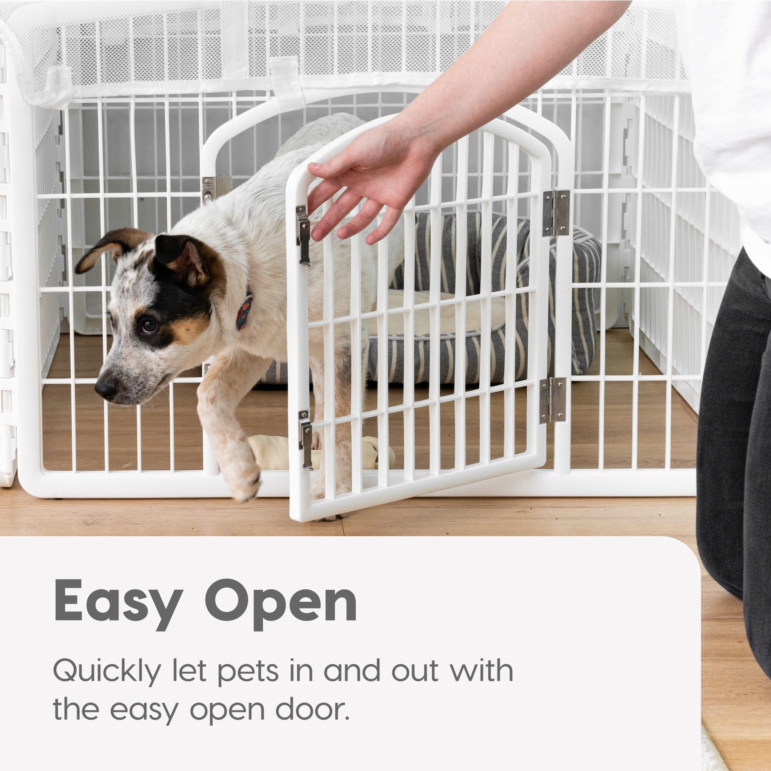 Play Pen Dog Playpen Outdoor, 47 Inch Panels Dog Pen Indoor
