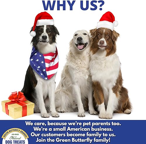 Miniatura 5 de Green Butterfly Chicken Feet - Golosinas para perros, 100% naturales, de un solo ingrediente, masticables dentales para perros, hechos en Estados