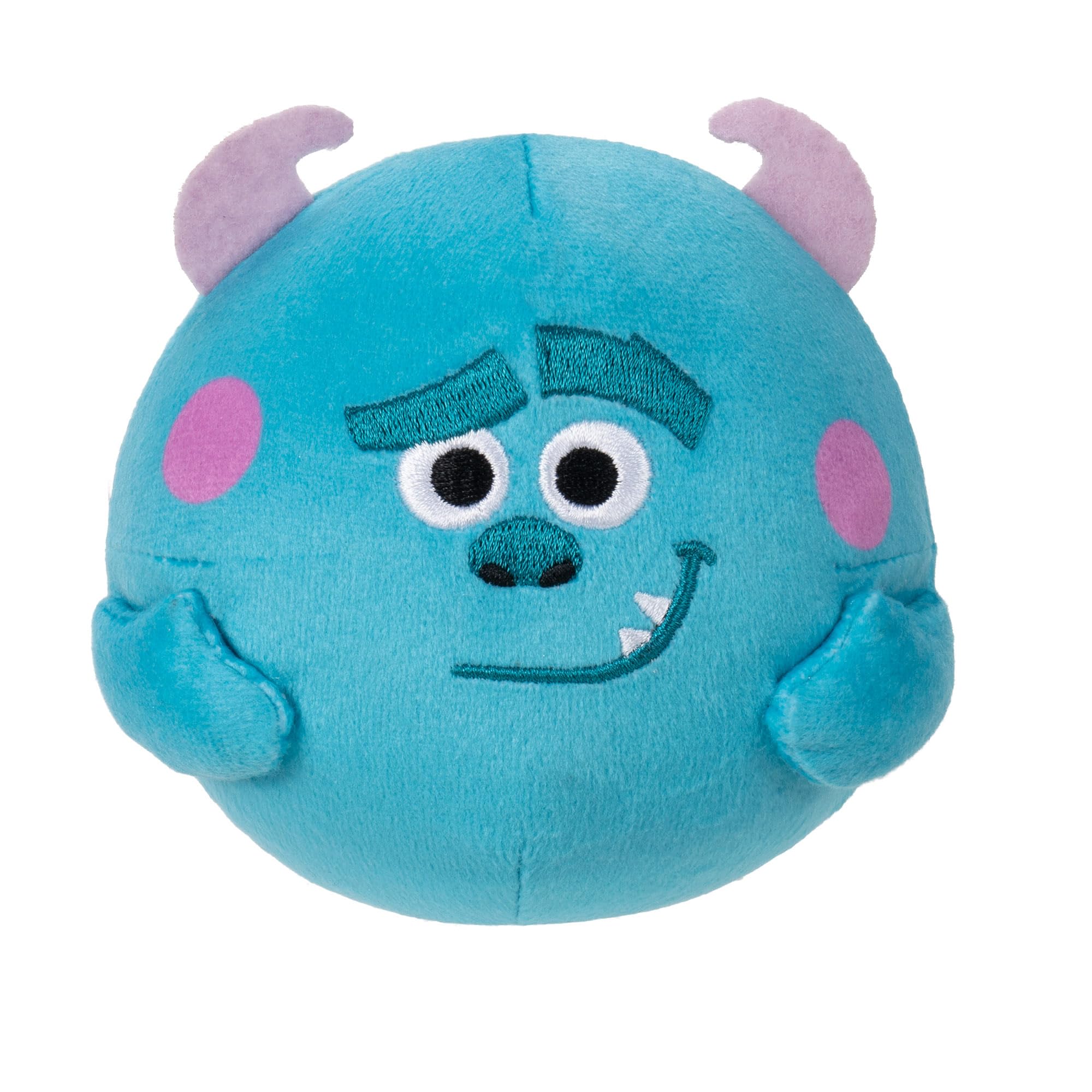 JAZ PET TOYS PIXAR Mike and Sulley Squeaky Plush Dog Toy 2-Pack - Two 3.5-Inch Plush with Squeakers Inside - Image 2
