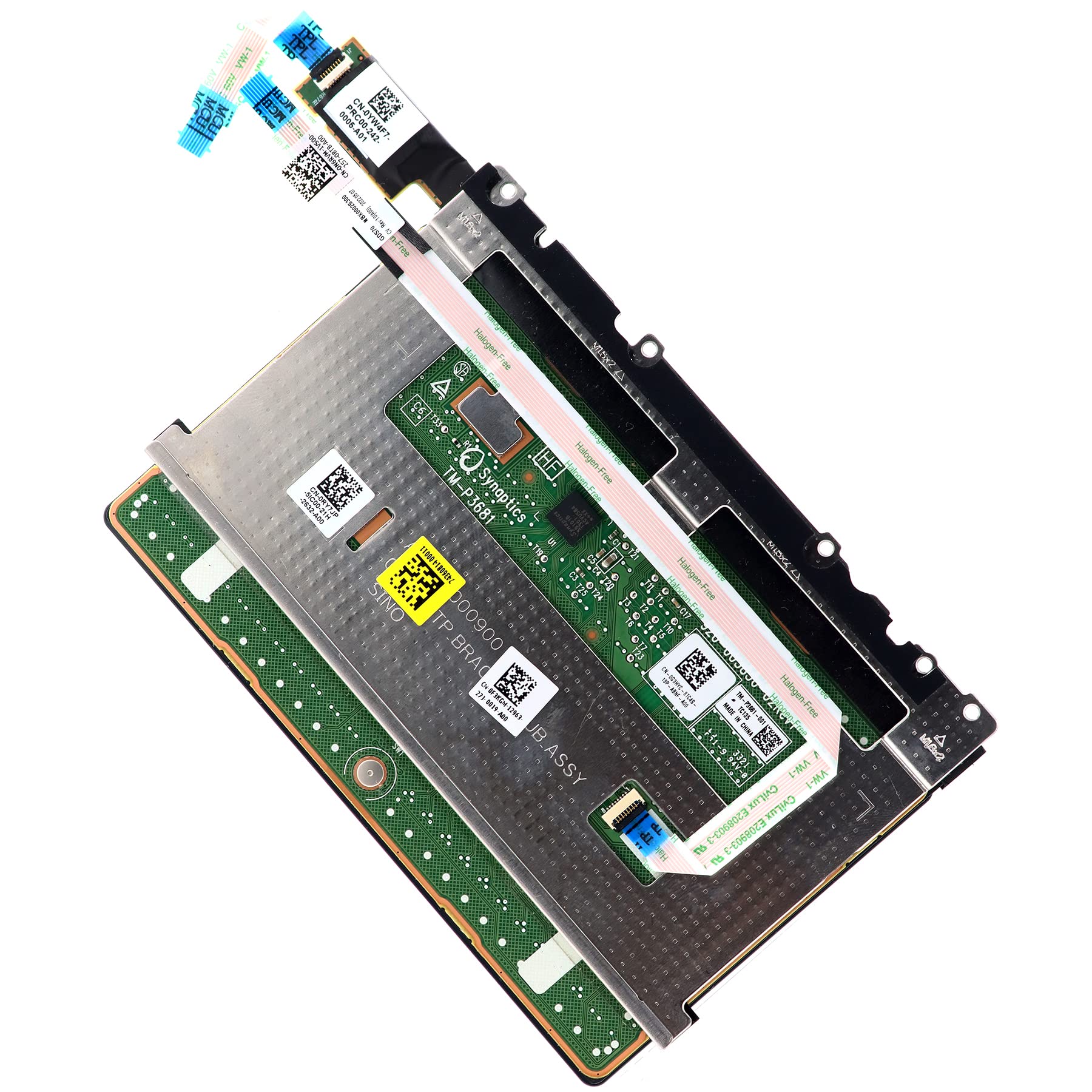 Deal4GO RGB Touchpad Sensor Board RGB Trackpad F3KGM YW4F7 G3HYC w/ N6RVM Cable Replacement for Dell Alienware X17 R1 X17 R2 2022